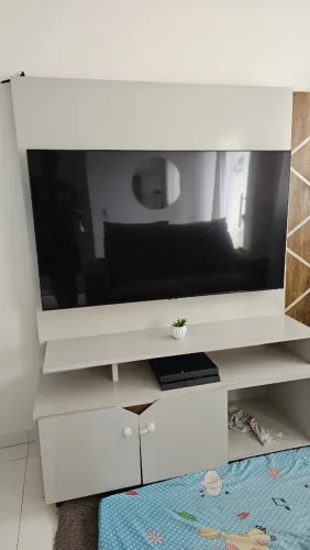 TV Smart 55" Samsung Tela trincada Retirada de Peças