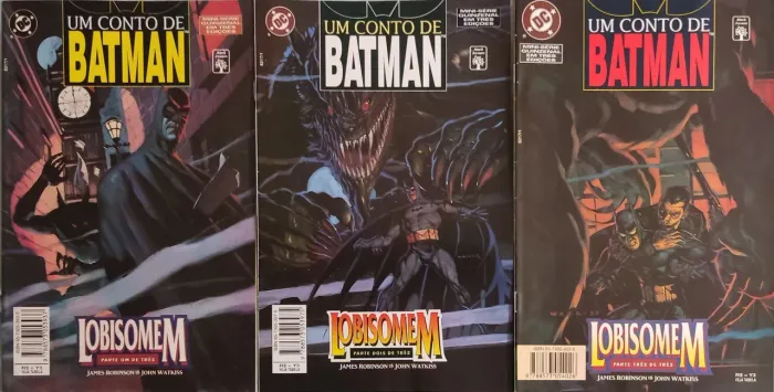 Batman Lobisomem 3 Volumes Abril