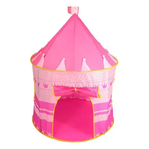 Barraca castelo infantil rosa 