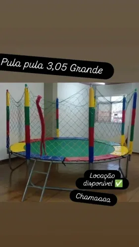 Aluga-se PULA PULA, CASINHA DE BOLINHAS E GANGORRAS 