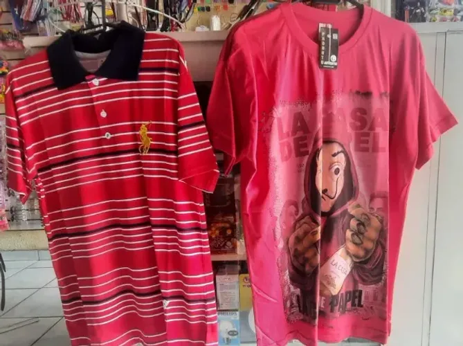 Lote para Revenda - 34 Camisetas e Bermudas Novas