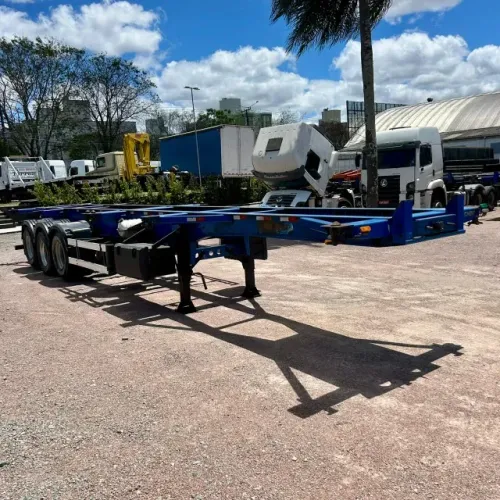 Carreta Bug Porta Conteiner12 pinos Container 2014 C/ Pneus