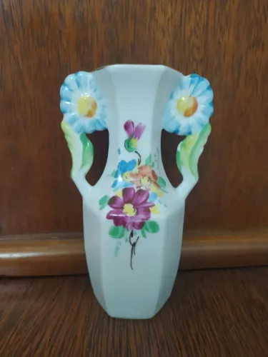 Estatueta De Vaso Florido