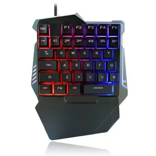  Teclado Semi Mecânico One-Hand G7 YT2130 RGB - WZetta