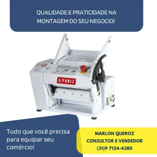 Cilindro de Massas G.-Paniz 30 CM Bivolt Novo