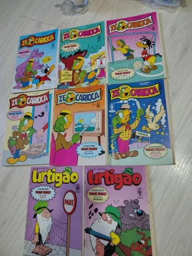 Gibis Disney com Fichas Colecionáveis, ano 1990. Venda avilsa. 