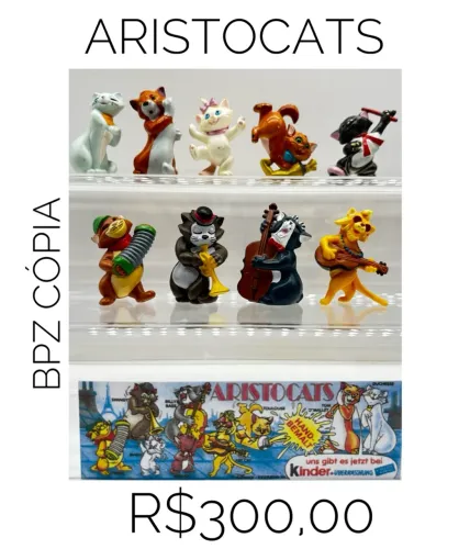 Coleção Aristogatos - Kinder Ovo