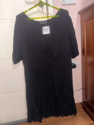Vestido Curto com Manga Princesa - C&A