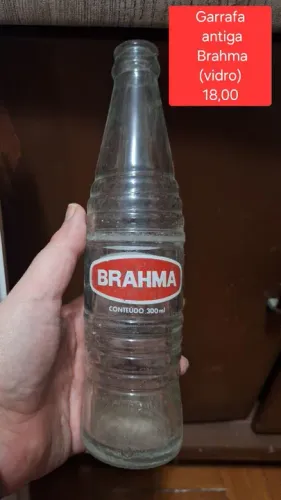 Trio de Garrafas antiga Brahma (vidro)
