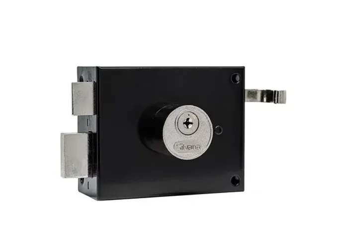 FECHADURA SILVANA SOBREPOR 921X100MM TETRA PRETO