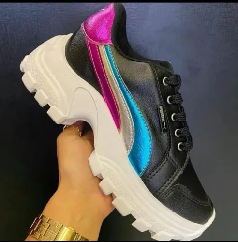 Tênis Puma Feminino Plataforma Colorido