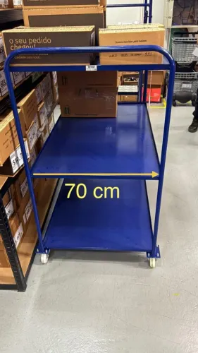 2 escadas prateleira carrinho bandeja