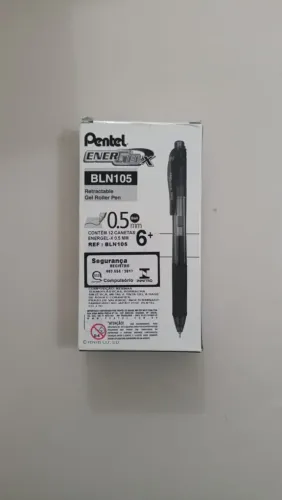 Caixa com 12 Canetas Pentel Energel-X BLN105 - 0.5 mm