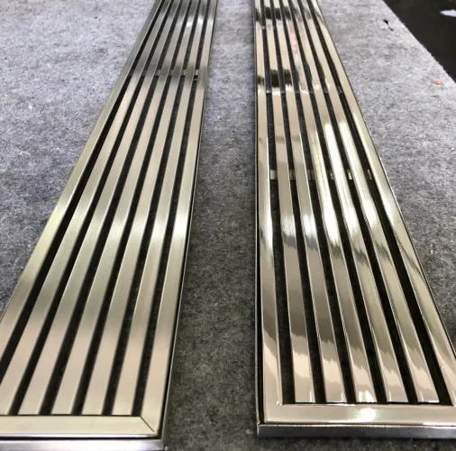 Ralo linear em aço inox. Para piscina, Para garagem passagem de veículo pesados 