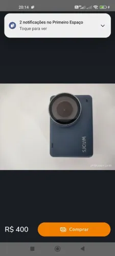Câmera tipo go pro 