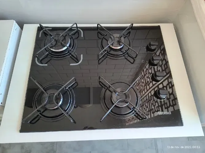 Cooktop + forno + móvel