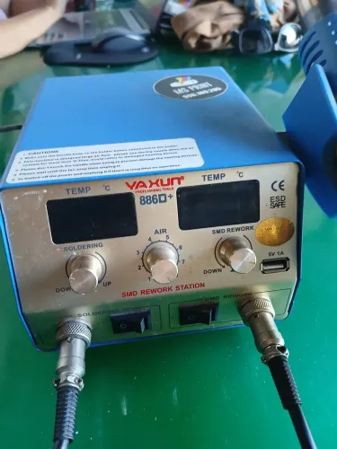 Estação de retrabalho ar quente e solda 886d+ yaxun