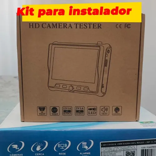 KIT PARA INSTALADOR CFTV LEVE E LUCRE!
