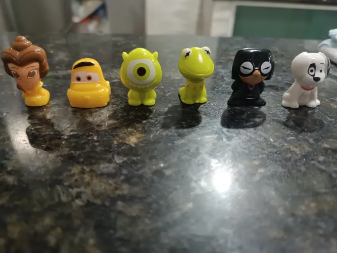 6 Miniaturas Disney da coleção Gogo's
