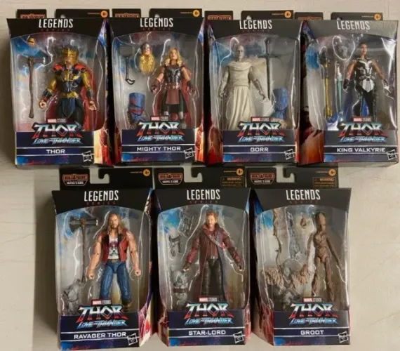 Marvel Legends Thor 4 Love and Thunder, BAF Korg, conjunto completo novo na caixa,lacrados