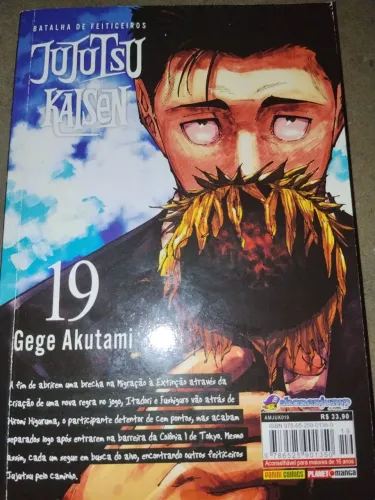 Manga Jujutsu Kaisen volume 19