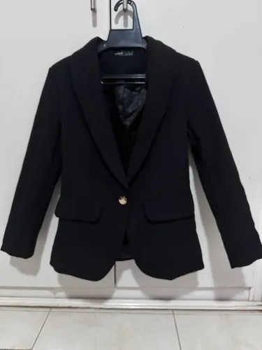 Blazer feminino alfaiataria com forro PP