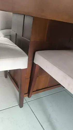Mesa jantar 6 cadeiras top