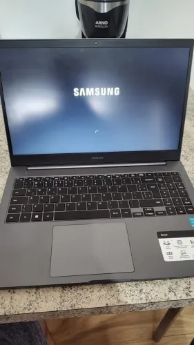 Notebook Samsung Book Celeron Cinza