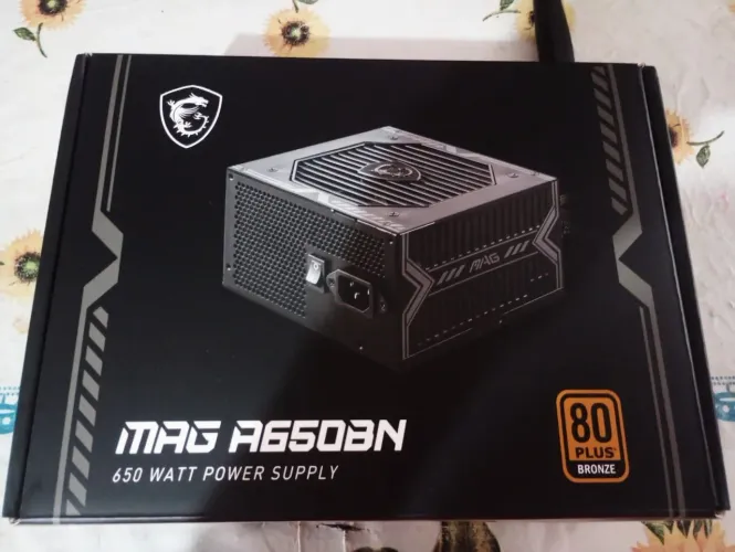 Fonte MSI MAG A650BN Novinha