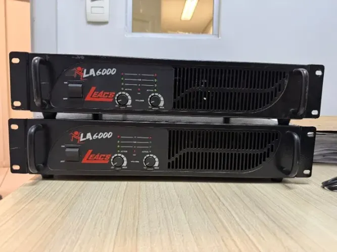 Amplificador PA Leacs LA6000 1000W Rms