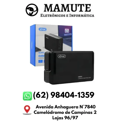 Case Hd Externo Até 40tb Gabinete Kp-hd852 Raid P/ Hd's PC Desktop 