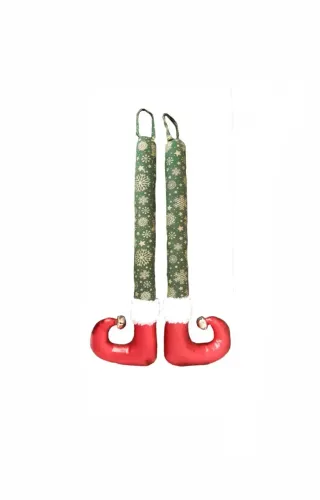 Pernas de Elfo de Natal Decoração Natalina