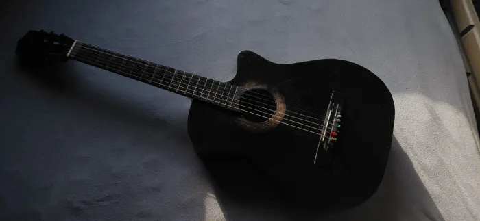 Violão Usado Austin Preto + Capa / Mochila