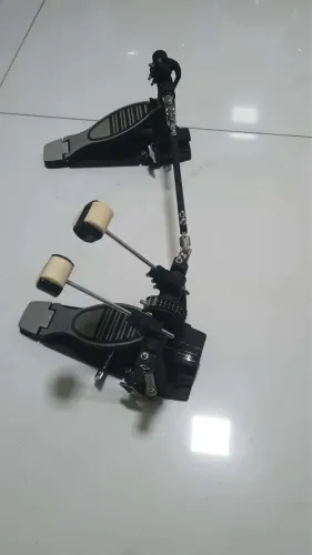 Pedal Duplo Michael Dmhp430 Corrente Dupla E Base Aço