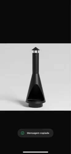 Grande lareira portátil