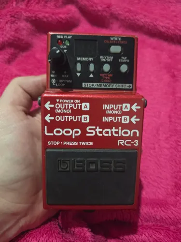 Pedal loop station boss rc3