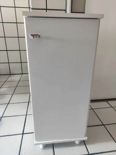 Armário Multiuso em MDF com 1 porta branco