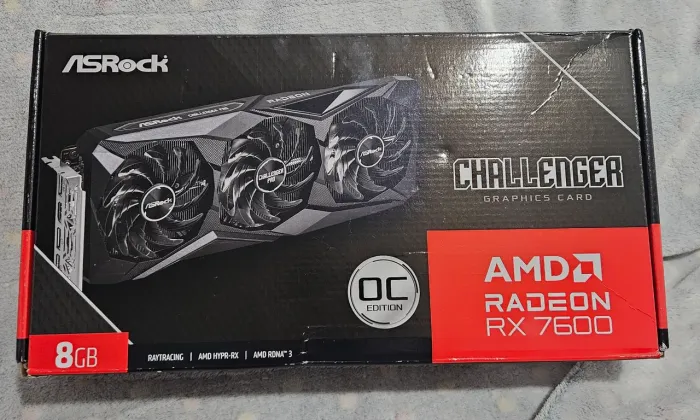 Placa De Video Asrock Amd Radeon Rx 7600