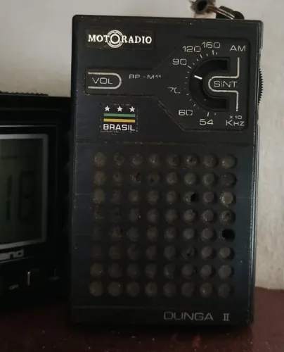 Rádio Portátil Antigo Motorádio Dunga II AM - Original com Alça