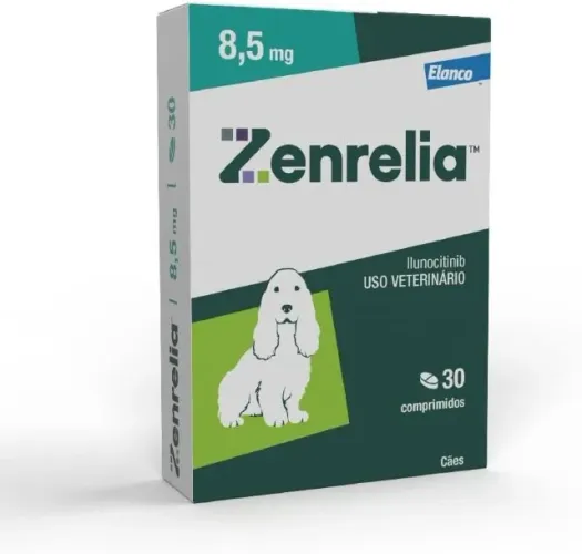 Antialérgico Zenrelia para Cães 8,5 Mg 30 Comprimidos.