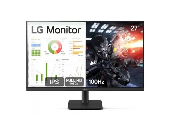 Monitor IPS LED Wide 27" LG 27MS500-B Preto (Full HD/100Hz) (2xHDMI¹/VESA)