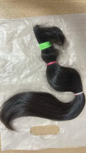 Cabelo humano natural virgem 40cm