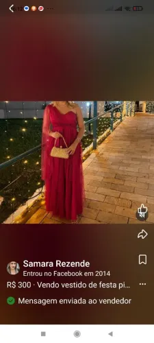 Vestido Pink de Festa
