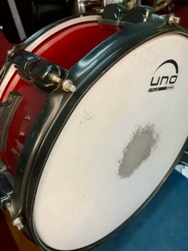 Caixa de Bateria RMV 14"x5.5" Red Fade - 8 Afinações - Ferragens Pretas