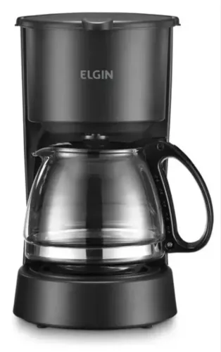 Cafeteira Elétrica 15 Xícaras Elgin Sistema corta-pingos Preta 110V
