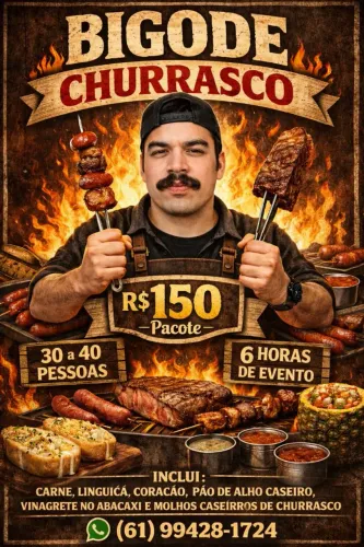 Churrasqueiro para eventos