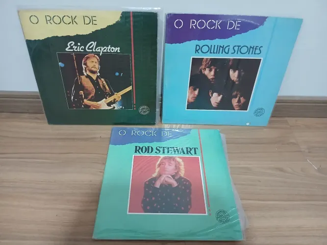 Disco vinil O Rock de Rolling Stones Eric Clapton e Rod
