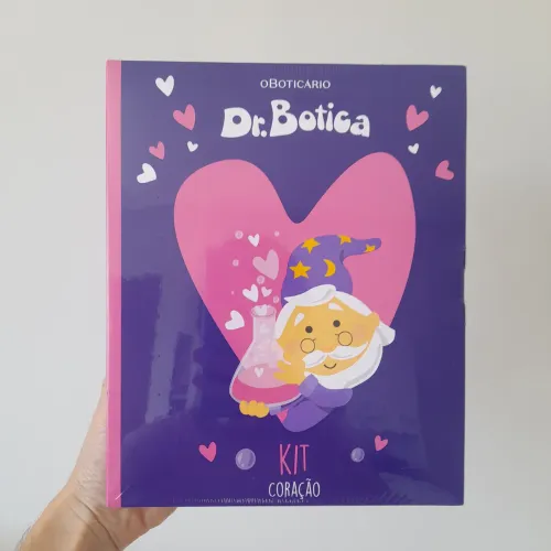 Kit Dr Botica Coração (Colônia+Sabonete+Livro de Colorir)
