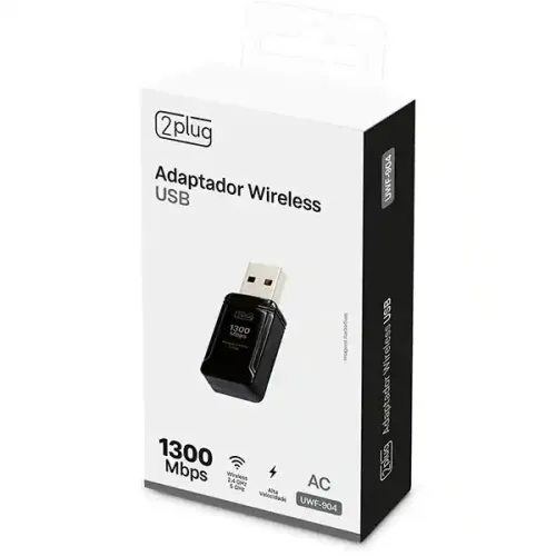 Adaptador wireless Dual Band, 1300Mbps, mini, UWF904, 2Plug