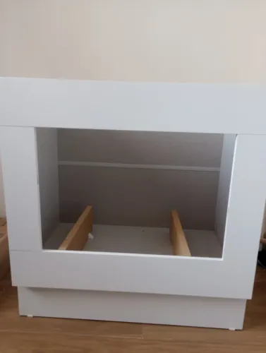 Balcão para Cooktop e forno de embutir - Madeira Madeira